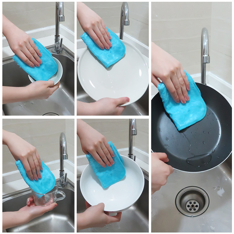 2-Pack Ultra-Fine Fiber Dishcl - Bamboo Fiber Trunk recension och pris